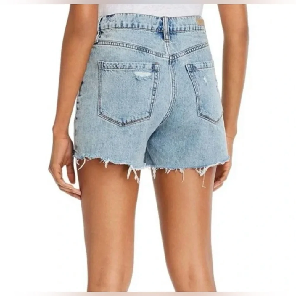 NWT Blank NYC Distressed High Rise Mom Shorts